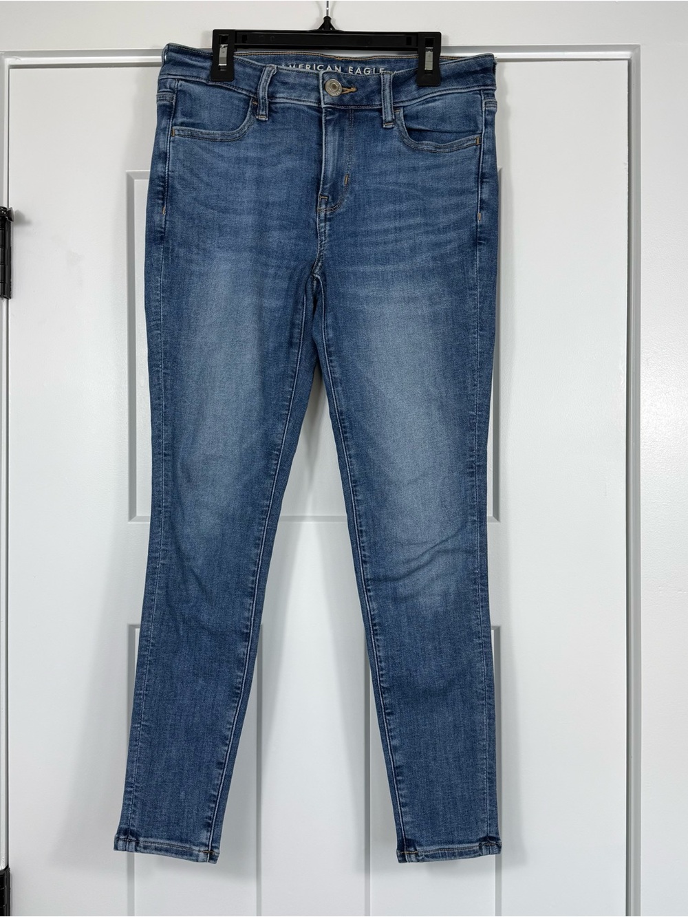 American Eagle Next Level Stretch Jegging Medium Wash Denim Jeans Women Size 4